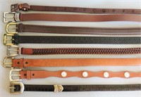 Women's Leather Belts (8) Large