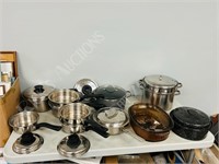 stainless cook ware & extras