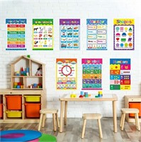 PACK OF 12 Educational Preschool Posters