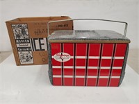 Vintage Insulated Flamingo Ice Box