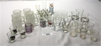 47 pcs. Vintage Shot Glasses - Various Types