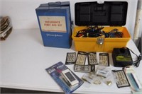 Toolbox w/ Hardware & Cables / First Aid Box