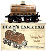 Jim Beam Beam's Tank Car Decanter with Box