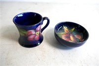 Small Moorcroft Dish & Mug