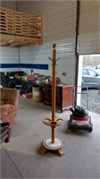 6ft oak coat / umbrella stand