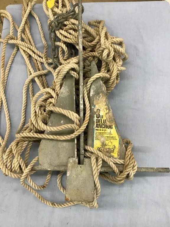 Boat Anchor with Rope