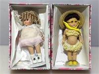 2 Ginny 8in vogue dolls in boxes.