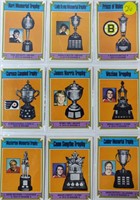 9 1974-74 OPC Trophy Cards incl Bobby Orr,
