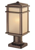 Feiss Mission Lodge Outdoor Light Post in Bronze