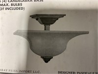 Feiss 4-Light Indoor Semi-Flush Mount