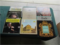 Lot of Mozart, Beethoven & Bach 33 1/3 Rpm Records