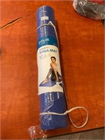 Rubber yoga mat