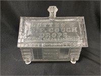 Lutted's S. P. Cough Drops Advertising Canister