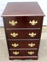 2 Drawer Wood File Cabinet