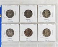 (6) NETHERLANDS COINS MIX