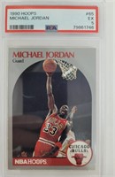 PSA 5 1990 Hoops Michael Jordan #65