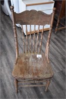 Antique Chair with interesting carving