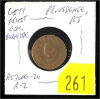 1864 Civil War token, Rhode Island