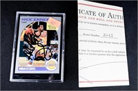 Earvin "Magic" Johnson autographed 1990 NBA Hoops