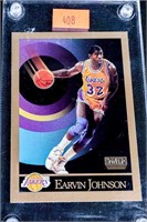 Earvin "Magic" Johnson 1990 SkyBox card #138