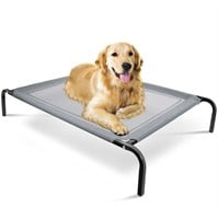E9972 Elevated Pet Dog Bed (Gray)(LG)
