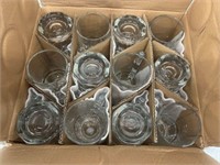 24 LARGE GLASS BEER STEINS / MUGS W HANDLES