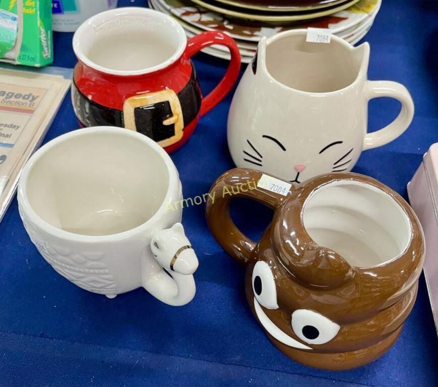 ASSORTED CERAMIC MUGS