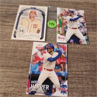 3 Bryce Harper Cards