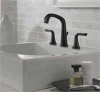 Delta Larkin Matte Black Sink Faucet $150
