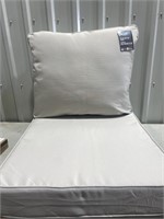 Light Grey Deluxe Deep Seat Patio Cushion