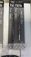 2 New Cobalt Drill bits