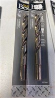 2 New Cobalt Drill bits