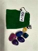 Bag of polished Gemstones