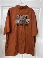 Harley Davison motorcycle shirt 3XL Has alarm