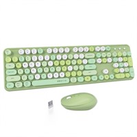 UBOTIE Colorful Computer Wireless Keyboards Mouse