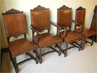 Four Spanish Revival Chairs