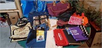 Huge lot of travel bags, hand bags, & more.