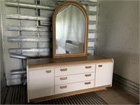 Dresser (19"D x 70"W x 29"H), Mirror (34"W x 47"H)