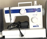 White sewing machine