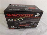 1000 ROUNDS of WINCHESTER M22 LR LONG RIFLE AMMO