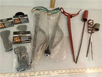 Big game lift cords (new in packaging) & fishing