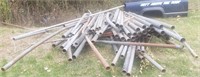 Lot of Various Length/Width Fence Posts