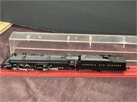 Norfolk and Western model railroad train