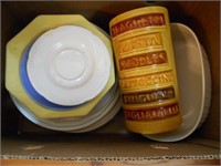 Lot of Misc. Plates and Kitchen Dishes