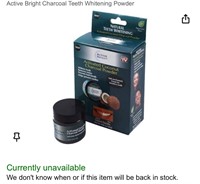 Active Bright Charcoal Teeth Whitening Powder
