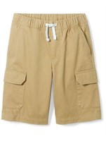 Spotted Zebra Boy's Small Cargo Shorts, Khaki