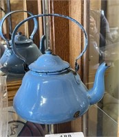 Enamel Vintage Teapot With Lid