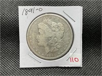 1891-O MORGAN SILVER DOLLAR