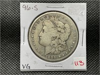 1896-S MORGAN SILVER DOLLAR