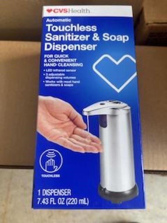 TOUCHLESS Soap or Sanitizer Dispenser SS